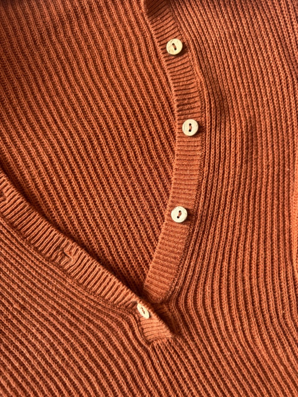 FREE PEOPLE Ribbed ROMPER Jumpsuit in Rust - Picture 4 of 5